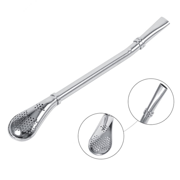 Dependable Stainless Steel Yerba Mate Tea Gourd Bombilla Drinking Straw Filtered Spoon