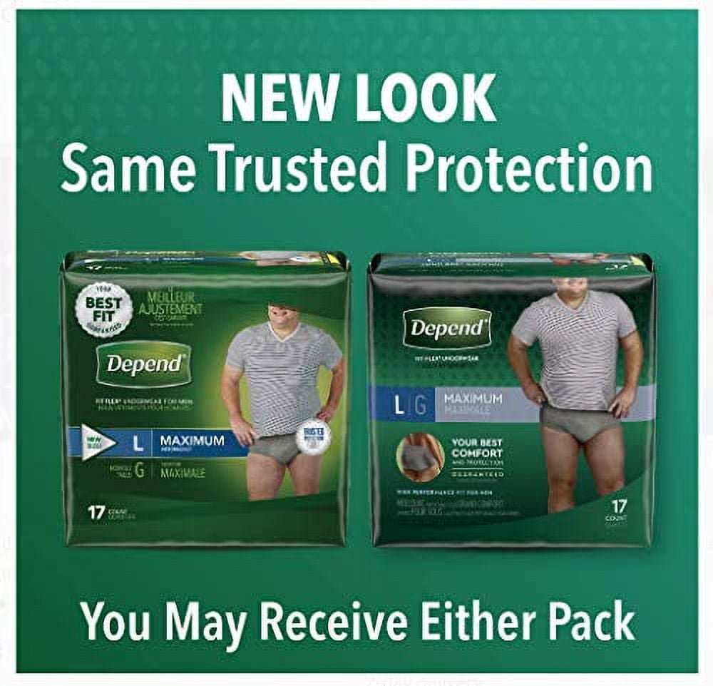 Depends Men Fitflex Max Extra Large Underwear