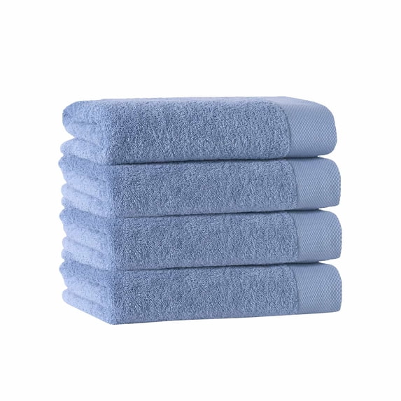 Depera Home Signature Turkish Cotton 4 pcs Bath Towels - Aqua