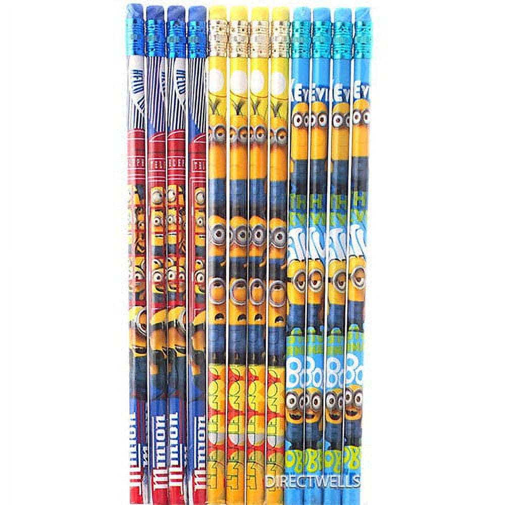 Depicable Me Minions 12 Wood Pencils Pack