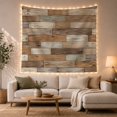 thumbnail image 1 of Depiction Wood Plank with Realistic Detailed Consists Numerous, Mystical Fantasy for Space Lovers, Galaxy Room Decor, Housewarming Gift, Tapestry Wall Hanging for Bedroom and Dorm, 1 of 7