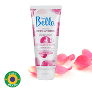 Depil Bella Rose Petals Body Hair Removal Cream &ndash; With Argan Oil and Shea Butter, Quick and Gentle Formula for Delicate Skin, 100g
