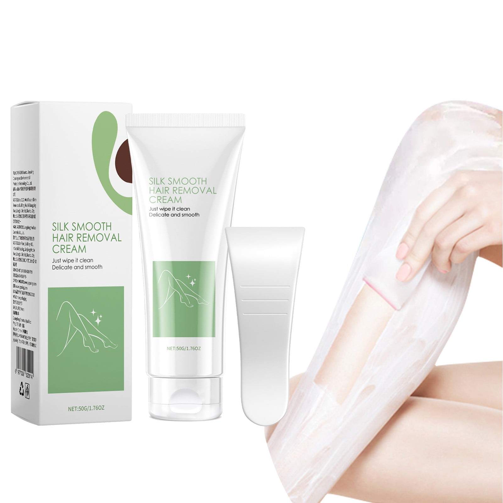 Depilatory Cream, Silky Hair Removal Hair Removal for Bikini Hair