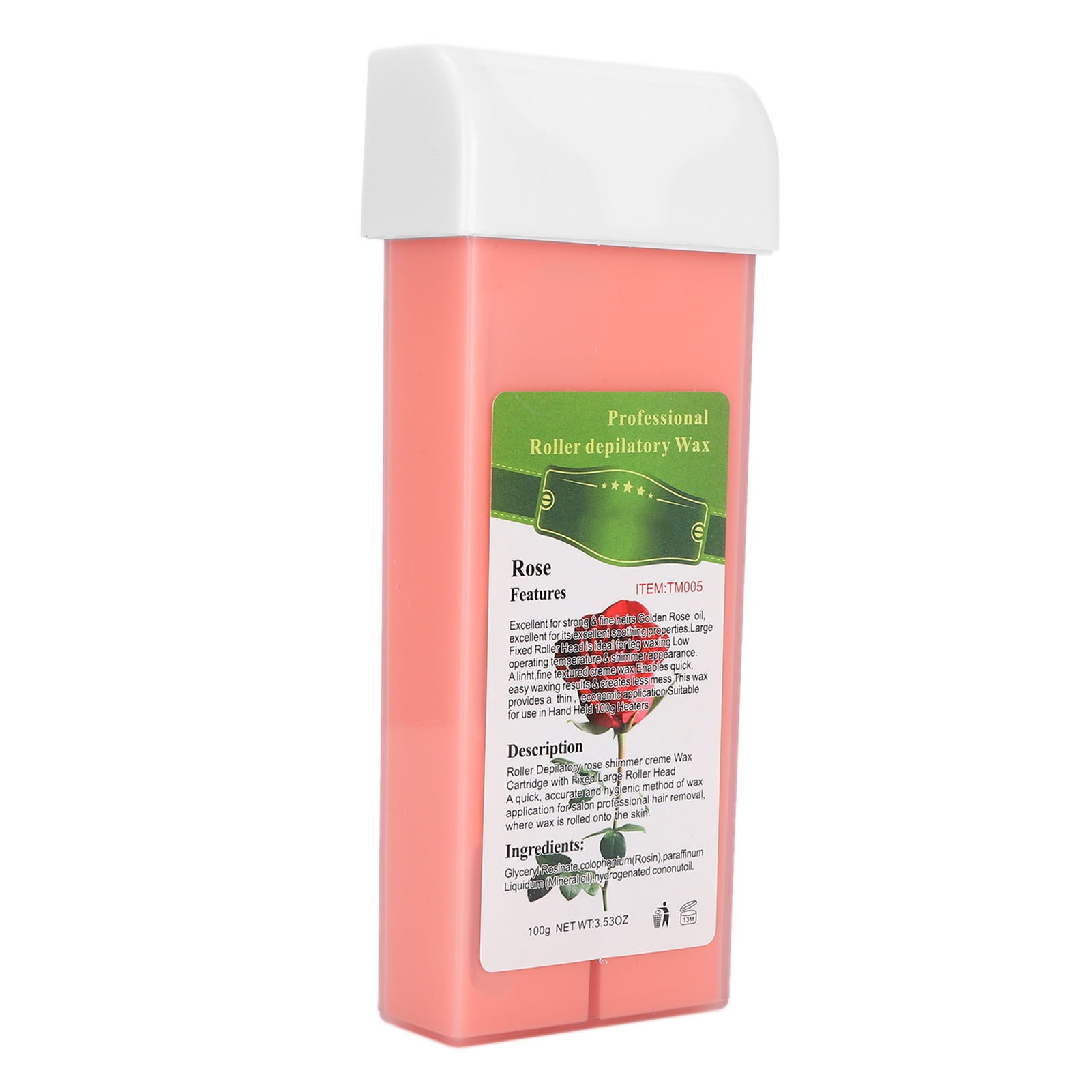 Depilatory Wax Roller, Gentle Ingredients Safe 100g Hair Removal Wax