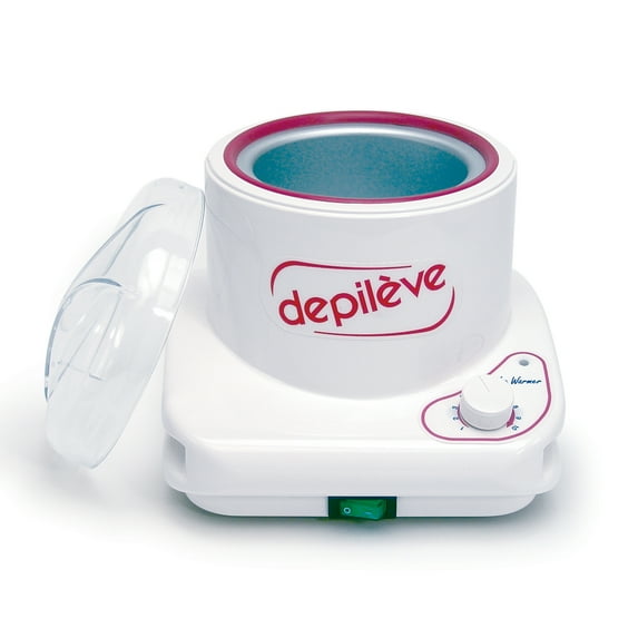 Depileve 340d Deluxe Warmer - Adjustable Heat Settings - Break Resistant Lead - Separate On/Off Switch - for Salon and Home - Holds up to 14 oz. Cans
