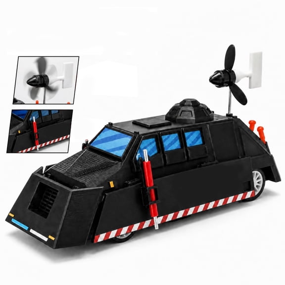 Deployable TIV-II Storm Chasers Car Toys Tornado Intercept Vehicle Storm Chaser Movable Wheels Great Car Model for Display & Birthday Gifts Toys