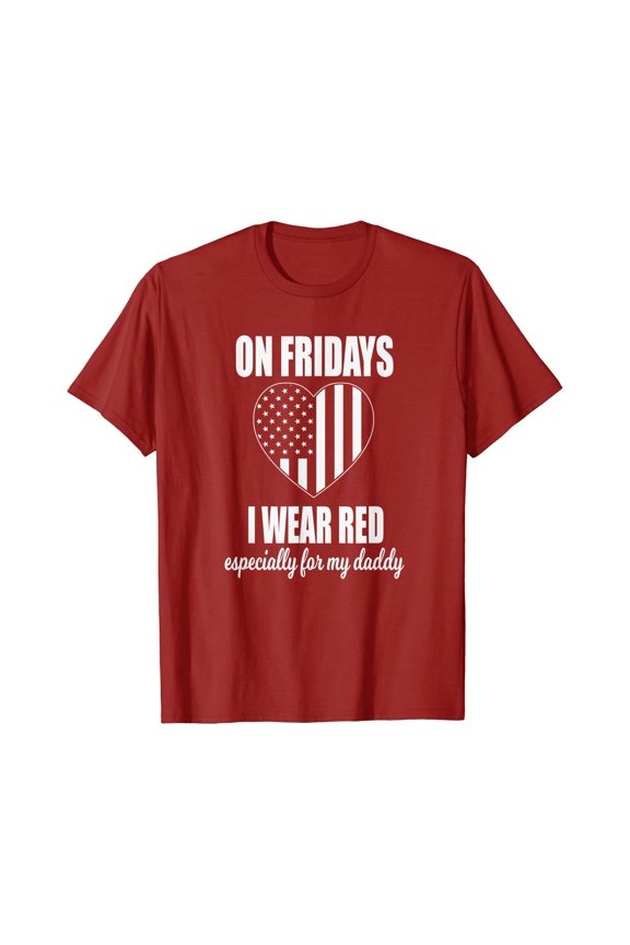 Deployed Daddy Shirt, Red Friday Military Kids T-Shirt, Unisex T-Shirt
