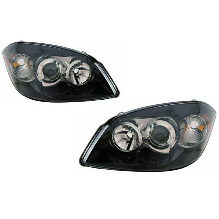 Depo M35-1102P-AS2 Pair Headlight For 07-09 Pontiac G5 05-09 Chevrolet  Cobalt