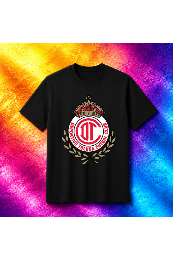 Deportivo Toluca FC Red Devils Mexican Football Team Fan Art Unisex T-Shirt V70605, S-5XL