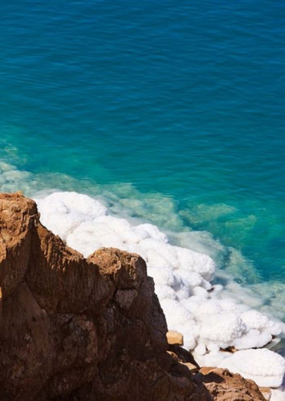 Deposit of salt and gypsum by the cliff in Dead Sea Jordan Canvas Art - Keren Su DanitaDelimont (24 x 36)