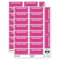 thumbnail image 1 of Deposited Blank Box for Date Signature Bank Check Sticker Set - Hot Pink - Gloss Finish - 2.00" Large, 1 of 7