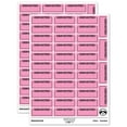thumbnail image 1 of Deposited Blank Box for Date Signature Bank Check Sticker Set - Light Pink - Gloss Finish - 1.5" Small, 1 of 7