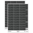 thumbnail image 1 of Deposited Double Line Border Bank Check Sticker Set - Black - Gloss Finish - 1.5" Small, 1 of 7