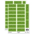 thumbnail image 1 of Deposited Double Line Border Bank Check Sticker Set - Light Green - Gloss Finish - 2.00" Large, 1 of 7