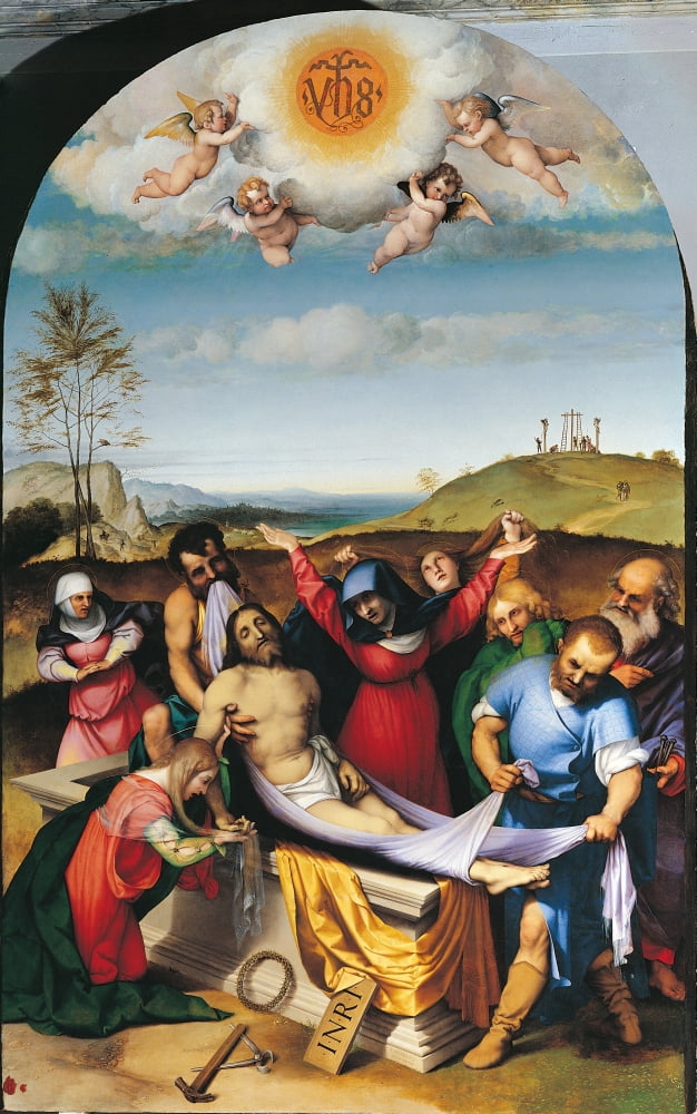 Deposition In The Tomb Canvas Art - (18 x 24)