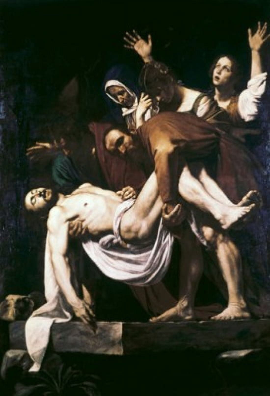 The Deposition Michelangelo Merisi da Caravaggio (1573-1610Italian) Vatican Museums and Gardens Vatican Canvas Art - Michelangelo Merisi da Caravaggio (18 x 24)