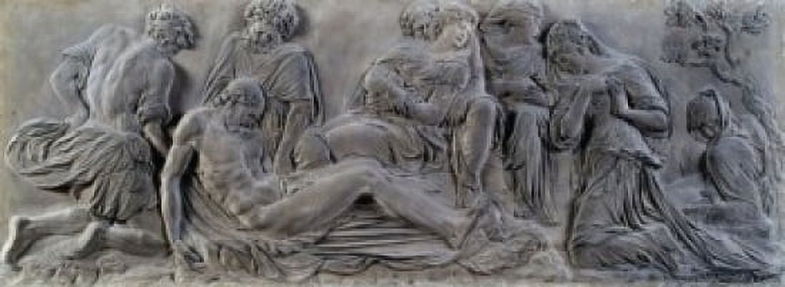 Deposition from the Cross Jean Goujon (16th C French) Musee du Louvre Paris France Canvas Art - Jean Goujon (24 x 36)
