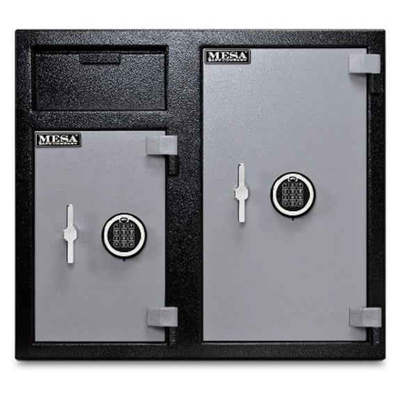 Depository Safe with Dual Doors Side by Side 2 Electronic Locks