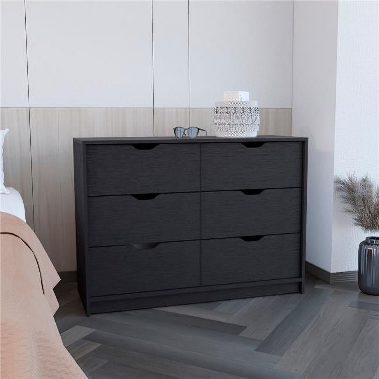 Depot 16 x 2 in. Houma 5 Drawers Narrow Dresser with Slim