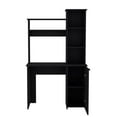 thumbnail image 1 of Depot E-Shop Computer Desk with Ample Work Surface, Hutch Storage and Single Door Cabinet, 1 of 7