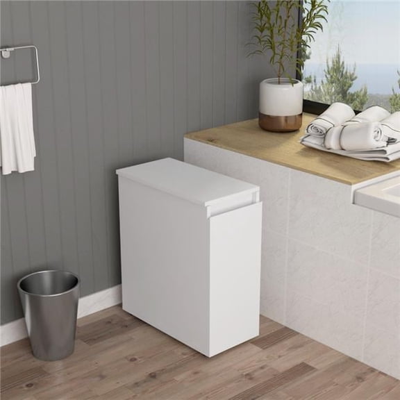 Depot E-Shop DE-ALB6477 Nova Bathroom Storage Cabinet, White