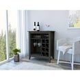 thumbnail image 1 of Depot E-Shop Mojito Bar Cabinet With 8 Wine Cubbies, Wine Rack, And Open Shelf, Carbon Espresso, 1 of 5