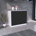 thumbnail image 1 of SALENTO UTILITY SINK WITH CABINET BLACK WENGUE, 1 of 6