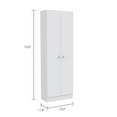 thumbnail image 1 of Dakari Multistorage Double Door Cabinet with Five Shelves - White, 1 of 7