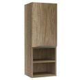 thumbnail image 1 of Savona Medicine Single Privacy Door Cabinet with Two Interior Shelves, Two External Shelves - Light Oak, 1 of 7