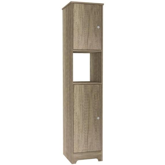 Depot E-Shop Yaka Linen Cabinet Weathered Oak
