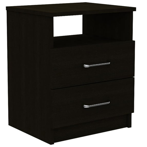 Depot E-Shop Salento Night Stand Black Wengue