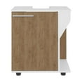 thumbnail image 1 of Depot E-Shop Enfield Under Sink Storage, 1 Door, 2 Shelves, 4 Legs, White / Natural Oak, 1 of 8