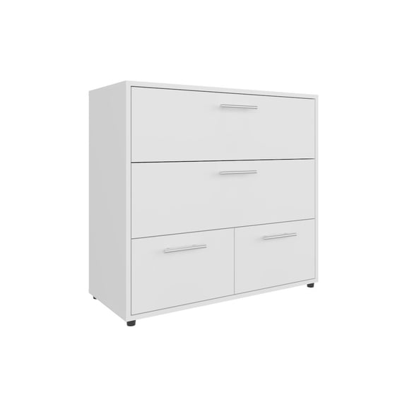 Depot E-Shop Goshen Dresser, 4 Drawers, 4 Legs, White