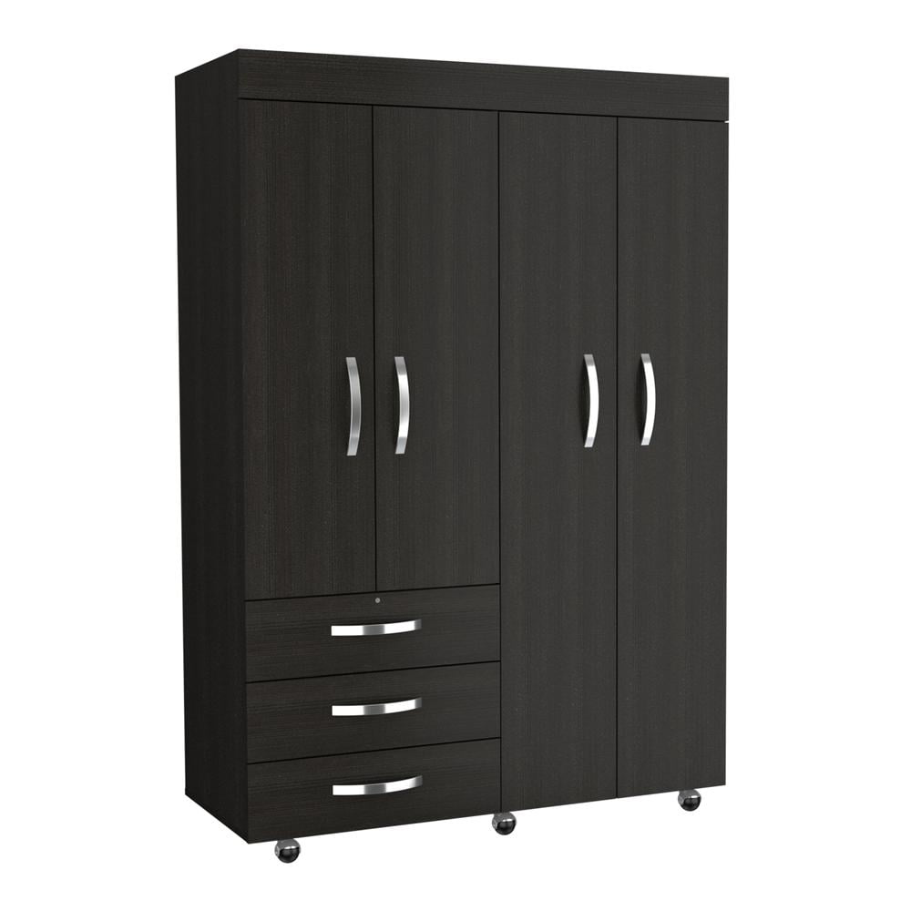 Depot Hamilton Mobile Armoire Black