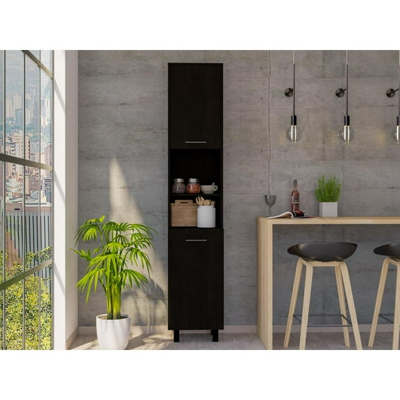 IKARIA KITCHEN PANTRY BLACK