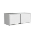 thumbnail image 1 of Depot E-Shop Slana Wall Cabinet, 2 Sliding doors, 1 Shelf, White, 1 of 6