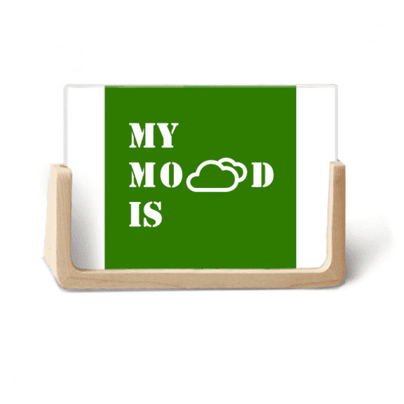 Depressed Mood Cloud Weather Photo Wooden Photo Frame Tabletop Display
