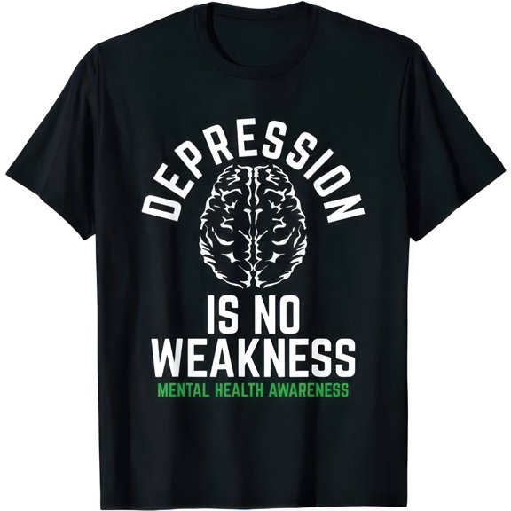 Depression No Weakness Mental Health Mental Health Awareness T-Shirt