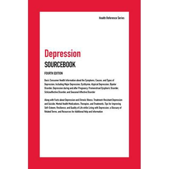 Pre-Owned Depression Sourcebook, 4th Ed. Health Reference Library Binding Keith Jones