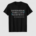 thumbnail image 1 of Depression & Suicide Prevention Awareness Person Behind Me T-Shirt, 1 of 7