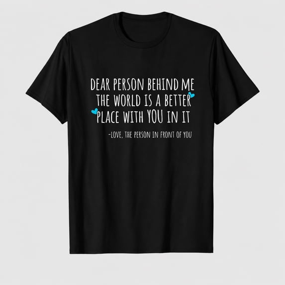 Depression & Suicide Prevention Awareness Person Behind Me T-Shirt