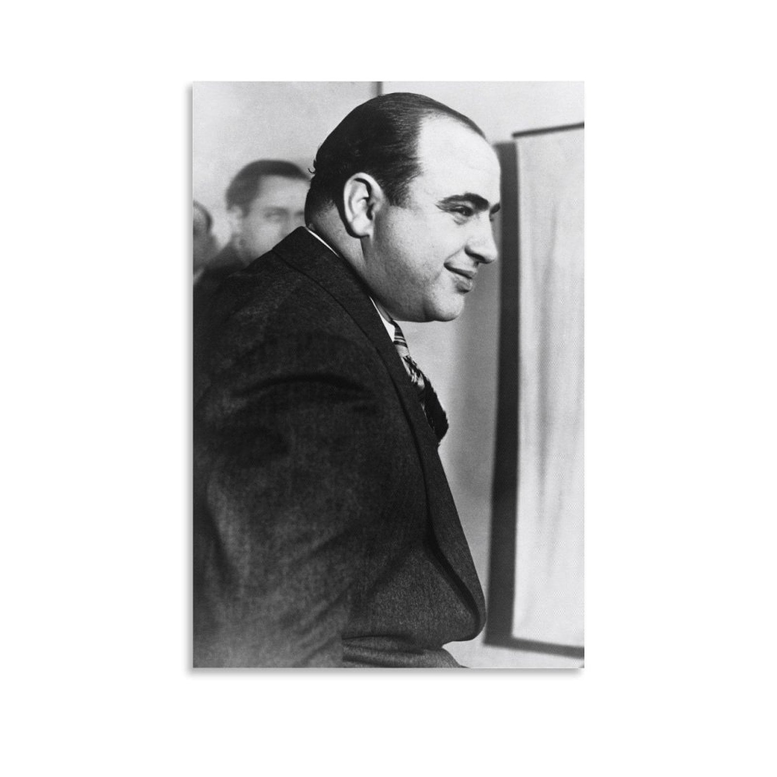 Depression Era Gangsters American Mafia Boss Al Capone Retro Poster