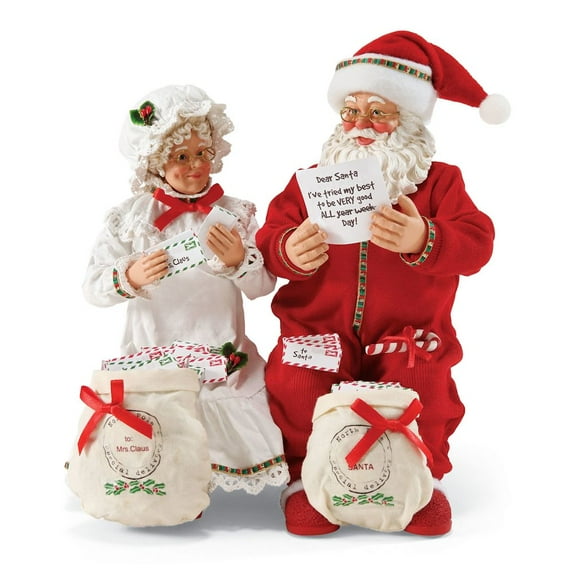 Possible Dreams Christmas Traditions 4057132 Lots of Letters Clothtique Santa and Mrs Claus