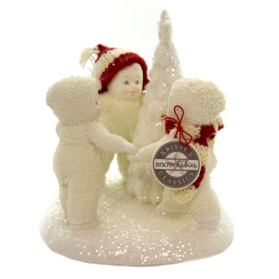 Dept 56 Snowbabies Frosty Frolic Porcelain Tree Celebrate 6004929