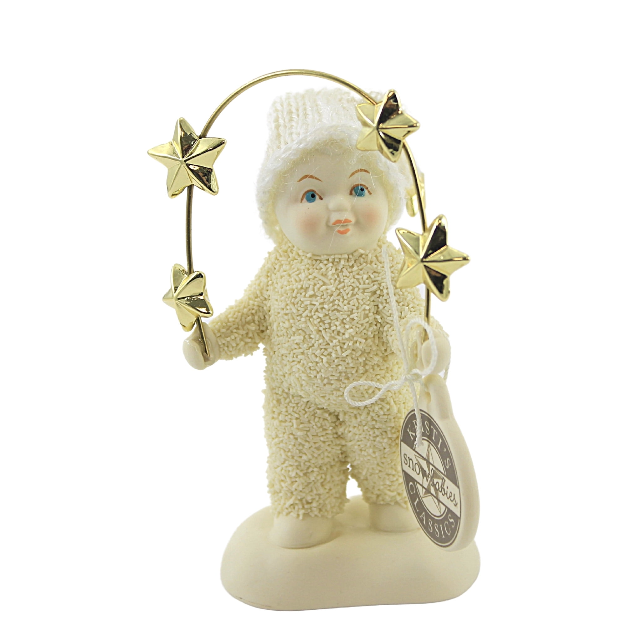 Dept 56 Snowbabies Look What I Can Do Porcelain Juggling Gold Stars ...