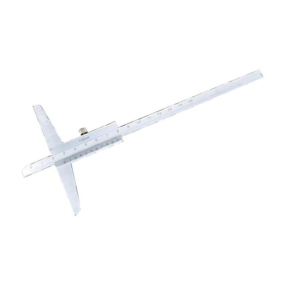 Depth Gauge Vernier Caliper Metal Calipers Woodworking Tools Measuring Tool Steel Gauges Depth Measurement 150mm