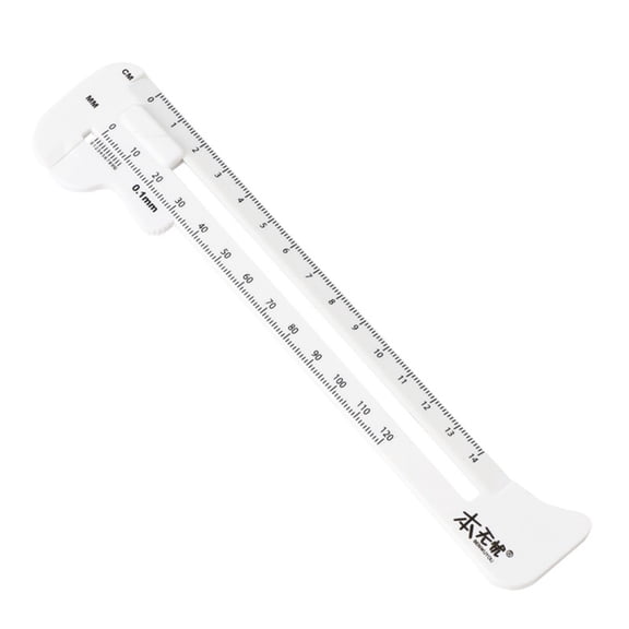 Depth Vernier Caliper Depth Measuring Tool Multifunctional Depth Caliper for Measuring Depth Length Inner Outer Depth