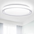 thumbnail image 1 of Depuley 18.9" Modern Dimmable LED Flush Mount Ceiling Light with Remote 3 Color Changeable Timing for Living Dining Room Bedroom, 1 of 10