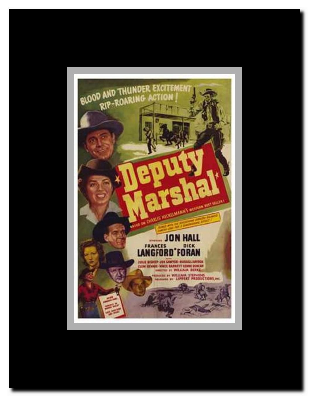Deputy Marshal Framed Movie Poster