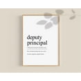 thumbnail image 1 of Deputy Principal Definition Poster, Deputy Principal Gift, Vice Principal, Teacher Appreciation, Assistant Principal Home Decor, 8x12 UNFRAMED, 1 of 3